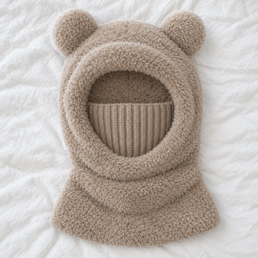 Fluffy Bear Balaclava