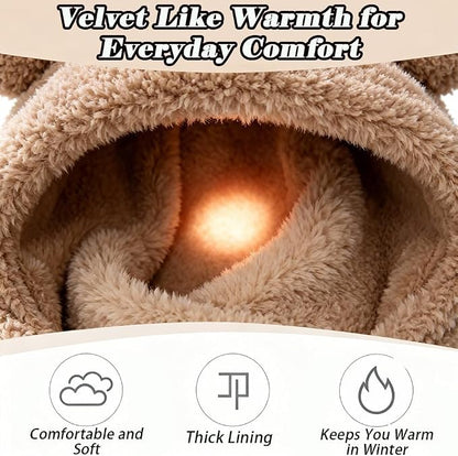 Fluffy Bear Balaclava