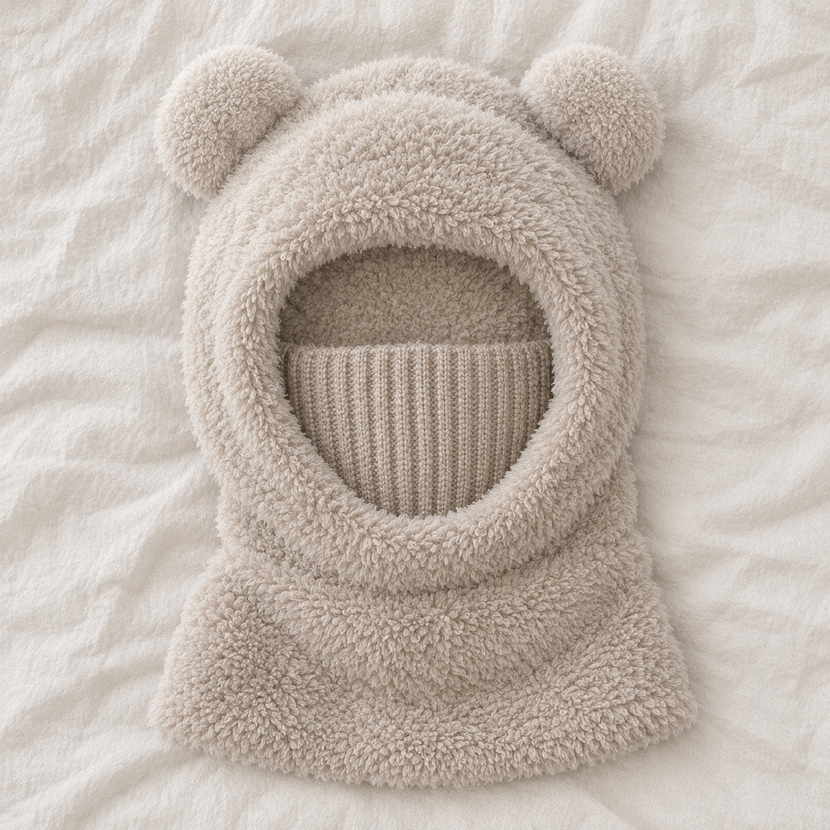 Fluffy Bear Balaclava