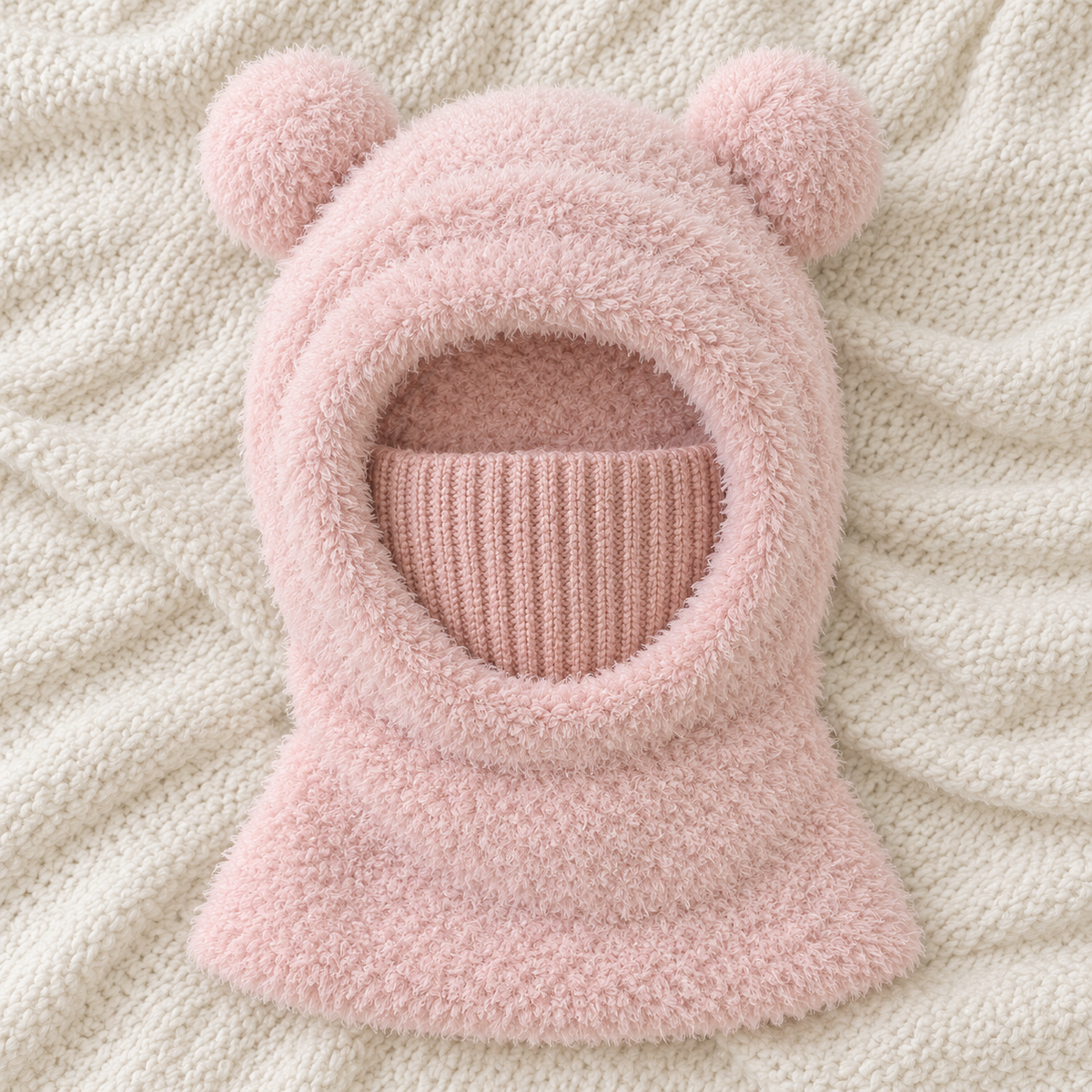 Fluffy Bear Balaclava